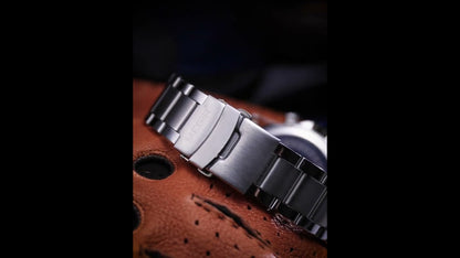 MEGIR Men's Quartz Wrist Watch Stainless Steel Band Chronograph Watches Luminous Waterproof Wristwatch Man Clock Military Watch-19