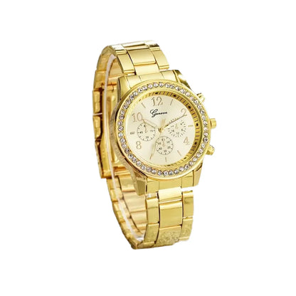 Womens Luxury Gold Watch Jewelry Set (5PCS) - Chronos&Noble
